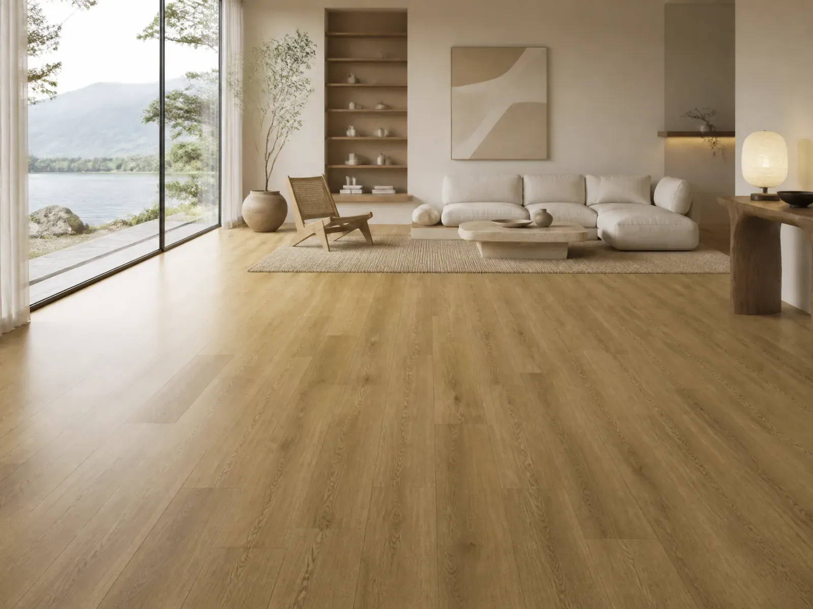 Ashen Oak Pinnacle flooring in a living room