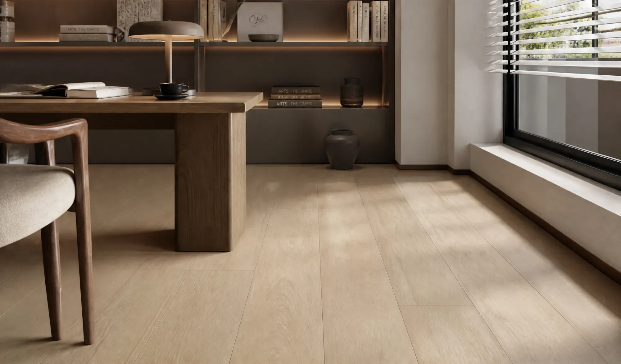 Pioneer flooring in a living space